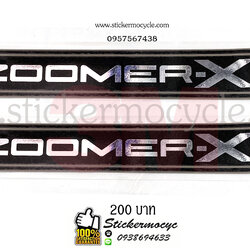 Sticker 3M HONDA Zoomer X โลโก้แท้ (เคลือบเงาแท้) สติ๊กเกอร์แท้ 3M ติดรถมอเตอร์ไซค์ ฮอนด้า ซูเมอร์เอ็กซ์