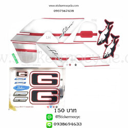 Sticker YAMAHA Filano ปี 2017 ติดรถสี แดง (เคลือบเงาแท้) สติ๊กเกอร์ ติดรถมอเตอร์ไซค์ ยามาฮ่า ฟีลาโน่