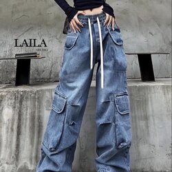 Set เสื้อ+กางเกง เสื้อกึ่งครอปทรงแขนยาวมาในโทนสีดำงานผ้ายืดหยุ่นใส่สบาย งานเสริมฟองน้ำในตัว มาพร้อมกางเกงทรงบอยๆปล่อยๆ งานยีนส์นำเข้า💯 แต่งกระเป๋าแถบข้าง แต่งเอวสม็อค งานผ้าสวยสุดๆ ลุคสาวเท่ลุยๆต้องลุคนี้ค่า #ชุดเซ็ท #bylaila brand #กางเกงคาร์โก้ 