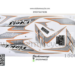 Sticker HONDA CLICK i ปี 2011 รุ่น21 ติดรถสีมุก (เคลือบเงา) สติ๊กเกอร์ ติดรถมอเตอร์ไซค์ ฮอนด้า คลิ๊ก ไอ