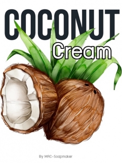 Coconut Cream / น้ำมันหอม ครีมมะพร้าว / Sweet Fruity ละลายในน้ำมันและ แอกอฮอล์ - ไม่เร่งเทรซ COA