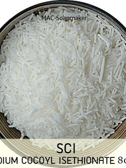 SODIUM COCOYL ISETHIONATE 80 % /โซเดียม โคโคอิล ไอซีไทโอเนต ( SCI ) เป็นเส้นเล็กๆ(Needles)