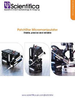 Motorised micromanipulator