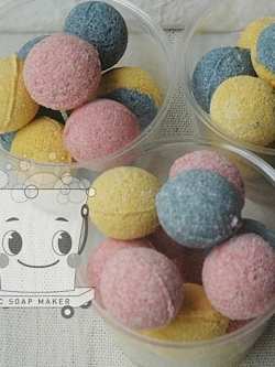 BATH BOMB MAKING KITชุดทดลอง บาทบอม ระดับ อายุ 10 ปีขี้นไป 1 ชุดทำได้ 20-30 ลูก