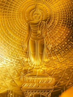 ดวงพิชัยสงครามพระพุทธนิมิตร์พระเจ้าเปิดโลก ยันต์ดวงพิชัยสงครามโลหะขนาดใหญ่และคมชัดที่สุด