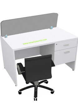 โต๊ะทำงาน 2 ลิ้นชักขวา NW126