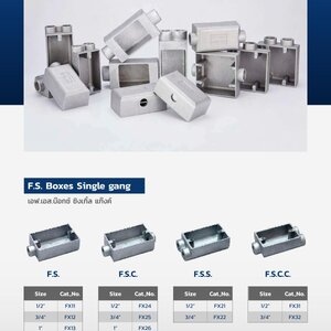เอฟ.เอส.บ๊อกซ์ ซิงเกิ้ล แก๊งค์,เอฟ.เอส.บ๊อกซ์ ดับเบิ้ล แก๊งค์,ฟูลคัลเลอร์ เอฟ.เอส.บ๊อกซ์ ซิงเกิ้ล แก๊งค์