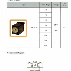 Timer NH3A- Seeries