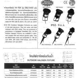 DELTA OUTDOOR HALOGEN HALOGEN FIXTURE