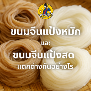ขนมจีนแป้งหมัก vs ขนมจีนแป้งสด ต่างกันอย่างไร? เปรียบเทียบข้อดี–ข้อเสีย พร้อมวิธีเลือกซื้อ