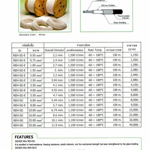 Silicone Rubber Insulated Giass Singie Braided Wire