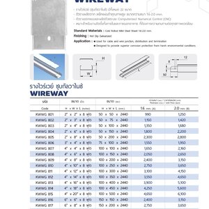 รางไวร์เวย์ ชุบกัลวาไนซ์