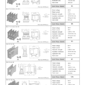 BA Serles Terminal Bloks (Use 35mm-wlde DIN Rall)