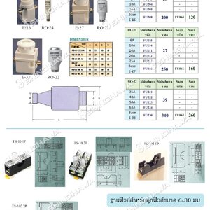 คาร์ทริคฟิวส์ (SCREW BASE & FUSE)