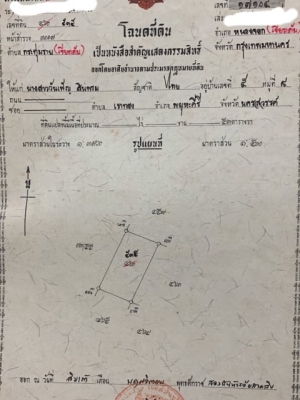 ด่วนขายที่ดินสวยราคาถูกที่สุด53ตรว.ซ.สังฆสันติสุข40 เจียรดับ หนองจอก กทม.ห่างจากหมู่บ้านทองธารา300เมตร