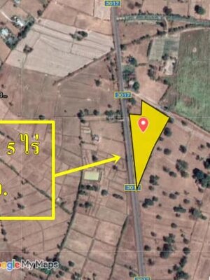 ขายที่ดินราคาถูกกว่าราคาประเมินติดถนนสายกุดชุม-ป่าติ้วหมายเลข(3017) ห่างจากบ้านหัวงัว 2 กม.ที่ว่าการอำเภอกุดชุมป่าติ้ว 10 กม.จ.ยโสธร