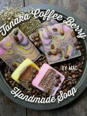 สูตรและวิธีทำ สบู่ Tanaka coffee berry handmade soap