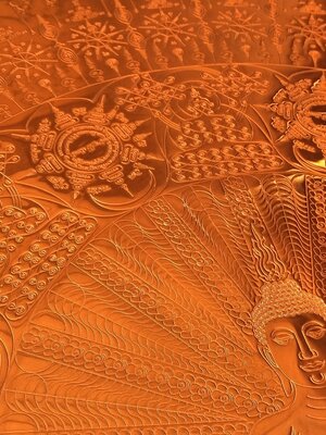 ยันต์ ๕ แถว ๙ ยอด มหาพิชัยสงครามสมบัติจักรพรรดิ์