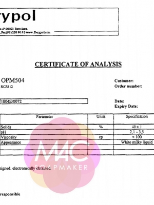 COA Styrene / Acrylates copolymer