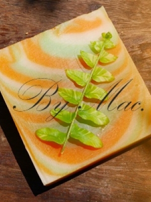 สูตรและวิธีทำ Lemon orange oil handmade soap
