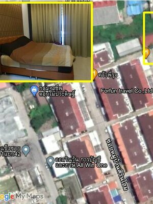 ขายบ้านเดี่ยว 2 ชั้น 2 ห้องนอน 3 ห้องนํ้าเนื้อที่ 58 ตรว.กรุงเทพ บางกะปิใกล้หมู่บ้านศิรินเทพลาดพร้าว101แยก (46) 200 เมตรบรรยากาศดีการเดินทางสะดวกสบาย