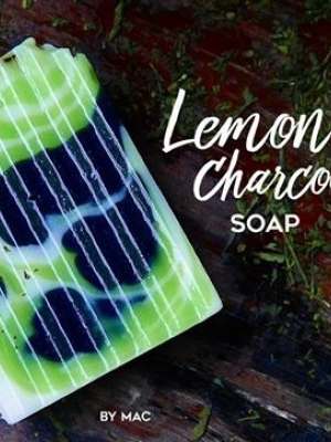 Lemon charcoal soap สบู่ถ่านไม้ไผ่ผสมมะนาว สูตรและวิธีทำ MAC