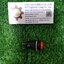 SHINOHAWA : สวิสท์ปุมกดกลม มีแลมป์ สีแดง 16mm. 1NO+1NC 220V