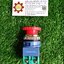 SHINOHAWA : ปุ่มกดหัวเห็ดกดล็อค CK-30PL12 สีแดง 30mm.
