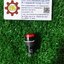 SHINOHAWA : สวิสท์ปุมกดกลม มีแลมป์ สีแดง 16mm. 1NO+1NC 24V